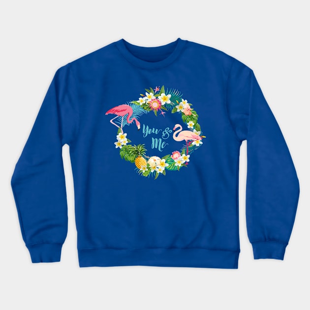 Summer tropical Crewneck Sweatshirt by fistfulofwisdom